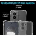 thumbnail image 3 of Clear Case for HMD Fusion 5G Phone, Nakedcellphone Transparent TPU Cover [Anti-Shock Corners, Flexible, Grip] for Nokia TA-1658, 3 of 8