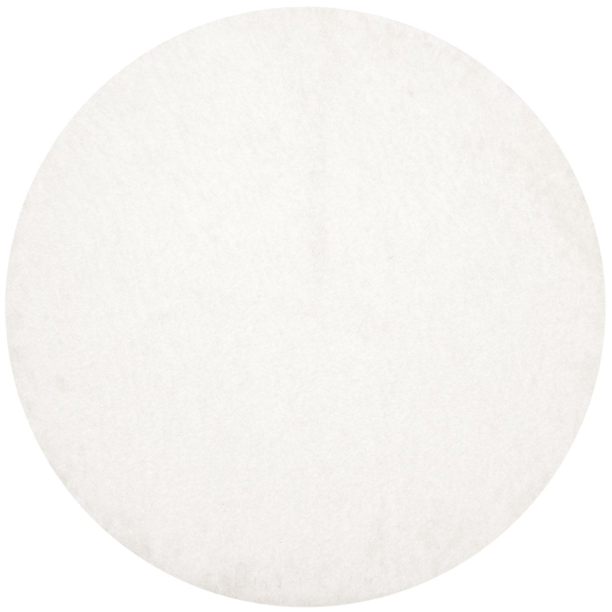 SAFAVIEH Sybella Solid Plush Polyester Sheep Shag Area Rug, Ivory, 8' x 10'