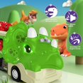 thumbnail image 4 of Toddler Car Toys for 2 3 4 5 Year Old Boys, Foldable Ejection Race Track Dinosaur Toy Cars for Toddlers 2-4 3-5 Toy Trucks w/Sound, Toys for 3-5 Year Old Boys, 4 of 8