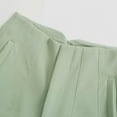 thumbnail image 5 of YOTMKGDO Slacks for Women's Solid Color High Waisted Straight Leg Pants Suitable for Daily Commuting Wear Casual Lohas Time Slacks Women's Pants Mint Green S, 5 of 5