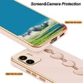 thumbnail image 5 of Compatible with Redmi A2 Case Silicone with Love Heart Chain, Ultra Slim Soft Xiaomi Redmi A2 Phone Case Shockproof Bumper Protective Cases for Women (Pink), 5 of 13