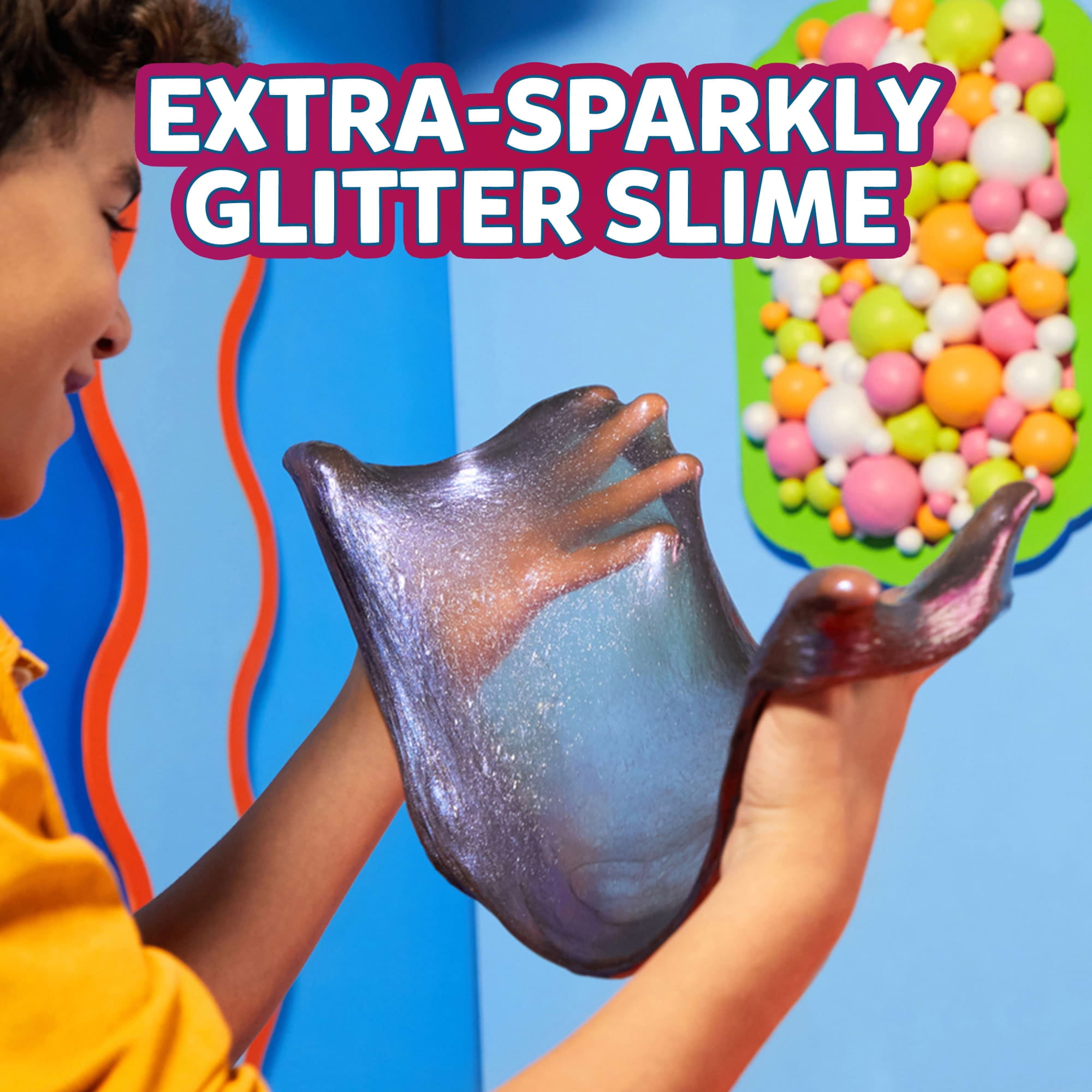 Elmer's Gue Premade Slime, Cosmic Shimmer Glitter Slime, 4 oz, 1 Count