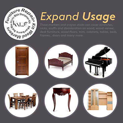 Katzco Furniture Repair Kit Wood Markers - Set of 13 Uganda