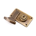 thumbnail image 5 of GENEMA Bronze Tone Leather Suitcase Buckle Box Vintage Metal Lock Antique Toggle Hasp Latch, 5 of 7