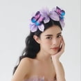 thumbnail image 6 of WCJM All Saints' Day Flower Headband for Women Butterfly Tea Fascinators Hat Halloween Costume Headpiece Flower Headband for Women Butterfly Tea Fascinators Hat Halloween Costume Headpiece, 6 of 7
