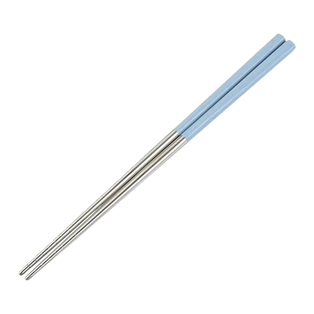 Dsscvnef Stainless Steel Chopsticks Reusable Dishwasher Non Metal Square Utensils for Kitchen Dining Tableware
