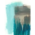 thumbnail image 2 of Goldberger, Jennifer 12x14 White Modern Wood Framed Museum Art Print Titled - Serenity Falls I, 2 of 4