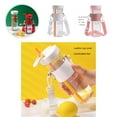 thumbnail image 1 of 850ml Water Bottle Folding Straw Large Capacity Tea Filter Adjustable Strap Fruit Tea Water Cup for Outdoor, 1 of 8