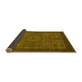 thumbnail image 2 of Ahgly Company Indoor Rectangle Abstract Yellow Modern Area Rugs, 7' x 10', 2 of 4