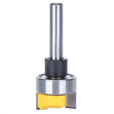 

Router Bit Bearing Straight Bit Woodworking Cutter Cemented Carbide Cutting Tool 6x3/4x8