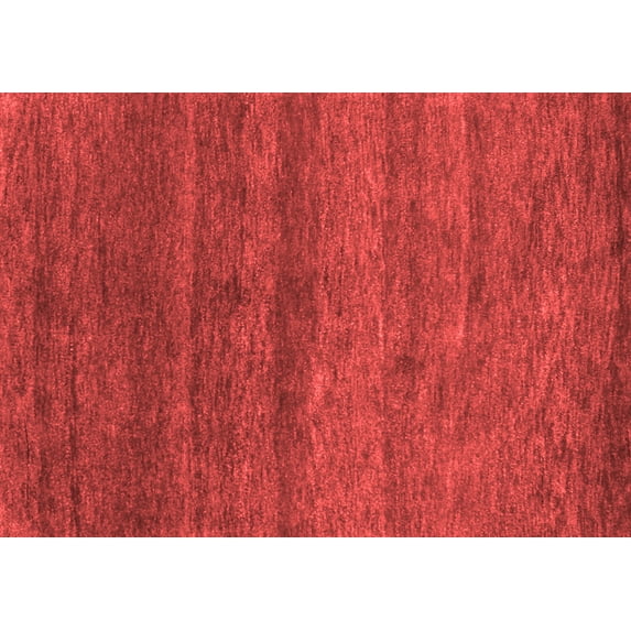 Ahgly Company Indoor Rectangle Abstract Red Contemporary Area Rugs, 5' x 7'