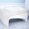 thumbnail image 1 of OULII Potty Stool Transparent Plastic Anti-skid Heighten Household Item 1Pcs, 1 of 6
