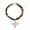 A, variant on Sustainable Seashells Patterned Fabric Statement Necklace Handcraft Jewelry Pieces for Stylish Outfits and Gifts Ideas
