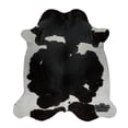 thumbnail image 2 of Appaloosa Cowhides Black & White Spots 100% Leather Rug, Large 6' x 7', Handcrafted, 2 of 6