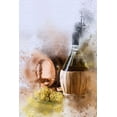 thumbnail image 2 of Bolokofsky, Ronald 13x18 White Modern Wood Framed Museum Art Print Titled - Wine and Grapes I, 2 of 4