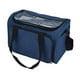 thumbnail image 1 of Bolsa de mano para tejer, bolsa de almacenamiento de crochet, bolsa de hombro con cierre de cremallera grande Azul, 1 of 9