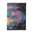 thumbnail image 6 of Yayeee Tablecloths for Rectangular Tables 54 x 54 inch Party Table Cover, Psychedelic Jellyfish, 6 of 6