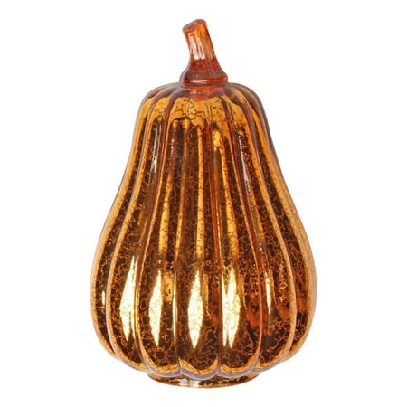 

LED Pumpkin Lantern Night Lamp Light Halloween Party Fall Golden 2