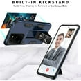thumbnail image 3 of CoverON for SAMSUNG Galaxy S21 Ultra 5G Phone Case, KickStand Ring Loop Holder Rugged Cover Magnetic Slide Stand, Navy Blue, 3 of 9