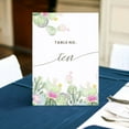 thumbnail image 2 of Cactus Design Table Number Cards Double Sided Party Table Numbers for Reception Baby Shower Anniversary Birthday Bridal Party 4x6 75 Pcs, 2 of 3