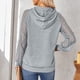 thumbnail image 5 of Mujeres moda casual sólido manga larga camiseta top blusa pulóver Fridja fjkfkj5495, 5 of 9