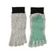 thumbnail image 4 of Calcetines con 5 dedos de separación Qarigey para Yoga Senderismo Correr Escalada Gris verde, 4 of 6