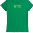 thumbnail image 3 of Wicked - Green Logo - Women's Fitted Graphic T-Shirt, 3 of 4