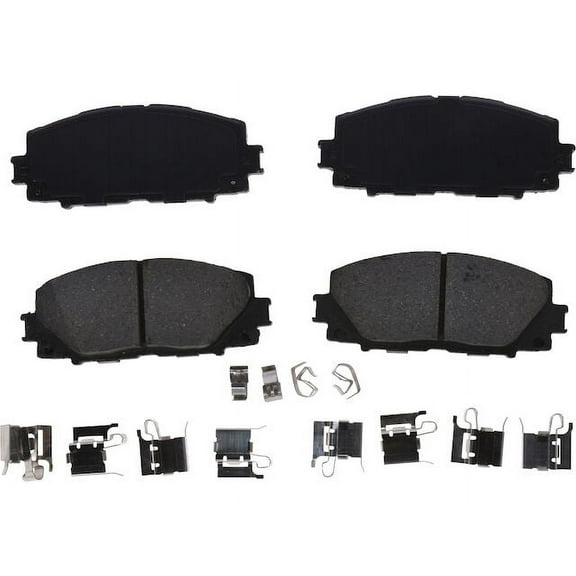 Front Brake Pad Set - Compatible with 2007 - 2018 Toyota Yaris 2008 2009 2010 2011 2012 2013 2014 2015 2016 2017