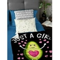thumbnail image 6 of Just Girl Loves Avocado Blanket Soft Blankets and Throws Flannel Cozy Lightweight Quilt Gift Perfect for Bed Sofa Couch-40 x30 Extra Small for Pets, 6 of 6