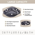 thumbnail image 3 of Bolsa de Maquillaje Pequeña de Pana Cosmetiquera para Mujer Bolsa de Cosméticos de Viaje Bolsas Esenciales con Compartimentos, 3 of 4