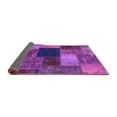 thumbnail image 2 of Ahgly Company Indoor Rectangle Abstract Purple Modern Area Rugs, 4' x 6', 2 of 4