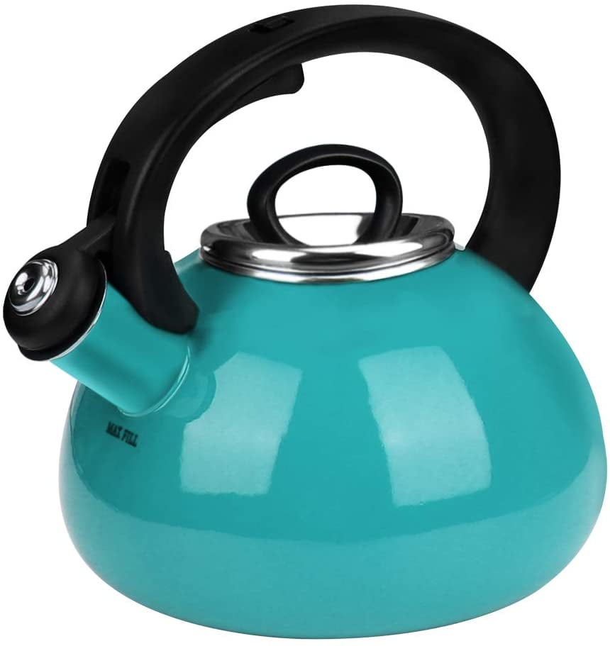 Whistling Tea Kettles, AIDEA 2.3 Quart Ceramic Tea Kettle for Stovetop