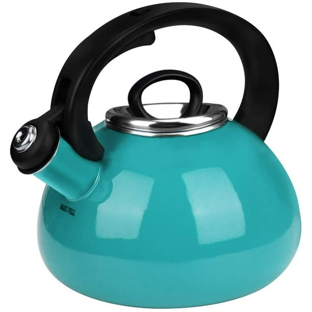 Whistling Tea Kettles, AIDEA 2.3 Quart Ceramic Tea Kettle for Stovetop