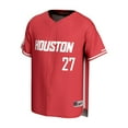 thumbnail image 2 of Adult GameDay Greats #27 Red Houston Cougars Lightweight Collegiate Baseball Fashion Jersey, 2 of 3