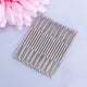 thumbnail image 3 of ColoMX 20pcs 6cm Agujas de coser de ojo grande Agujas romas Aguja de tejer de hilo de coser (Plata), 3 of 8