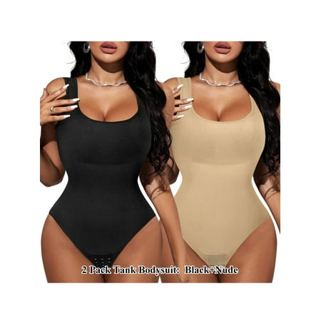 

Enwejyy Womens Button Tummy Control Corset Bust Push Up Bondage One-Piece Bodysuit Full Slip Underwear
