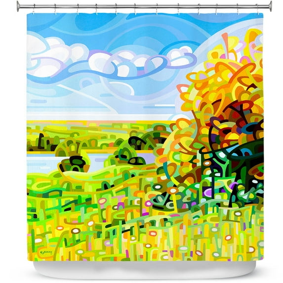Shower Curtains 70" x 93" from DiaNoche Designs by Mandy Budan - Almost Autumn