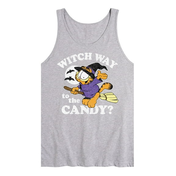Garfield - Witch Way To The Candy - Men's Jersey Tank Top