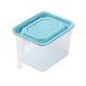thumbnail image 3 of Contenedor refrigerado, caja de almacenamiento de alimentos, recipiente hermético, transparente, para cereal, airtight, para frutas, para dormitorio, portátil, de plástico resistente, diseño, 3 of 8