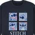 thumbnail image 3 of Disney - Lilo & Stitch - All The Expressions of Stitch - Men's Crew Neck Fleece Pullover, 3 of 5