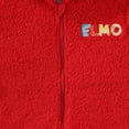 thumbnail image 3 of Sesame Street Elmo Zip Up Sherpa Hoodie with 3D Eyes (Boys), Sizes 2T-4T, 3 of 5