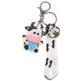 thumbnail image 4 of Milisten 1Pc Key Chain Pendant for Purse and Backpack 11x6cm White Cow Shaped, 4 of 8