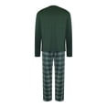 thumbnail image 3 of Pijama George para Hombre, Manga Larga Verde Talla EG, 2 Piezas, 3 of 4