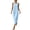 Light Blue, variant on Zpzdpjkx Sleeveless Cotton Linen Midi Dresses for Women Solid Loose Tank Dress Pleated Back Casual Summer Vacation Shift Dress