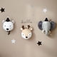 thumbnail image 4 of Cabeza De Oso Blanco Para Colgar En La Pared, Juguete De Peluche, Muñeca De Princesa Para Niña, Regalo Para Bebé, Decoración De Pared De Habitación De Guardería Moyic BA001104-00, 4 of 6