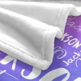 thumbnail image 4 of Custom Blanket with Name for Adults Kids Personalized Blanket and Throw Customized Flannel Name Blanket Personalized (Style-2, 30x40), 4 of 6