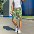 thumbnail image 5 of Bixox Men's Cows And Calves printed lightweight casual shorts, soft sleep shorts with pockets., 5 of 5