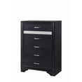 thumbnail image 1 of Miranda Commode 5 Tiroirs Noir et Strass, 1 of 1