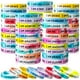 thumbnail image 1 of Pulseras de goma KUCLIN 100 piezas inspiradoras para niños, 1 of 6