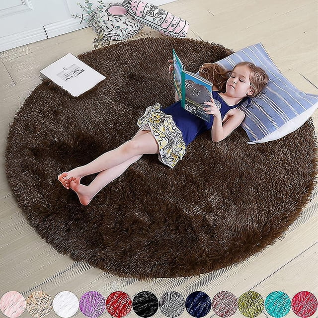 Fluffy Round Rug Carpets For R Faux Fur Rugs Kids P Rugs For Bed Shaggy Area Rug Mats